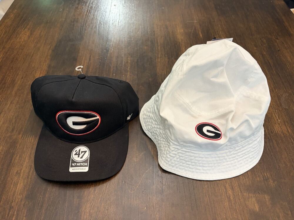 '47 Hat Mens One Size 47 Hitch Georgia Bulldogs Black SnapBack + Nike Bucket